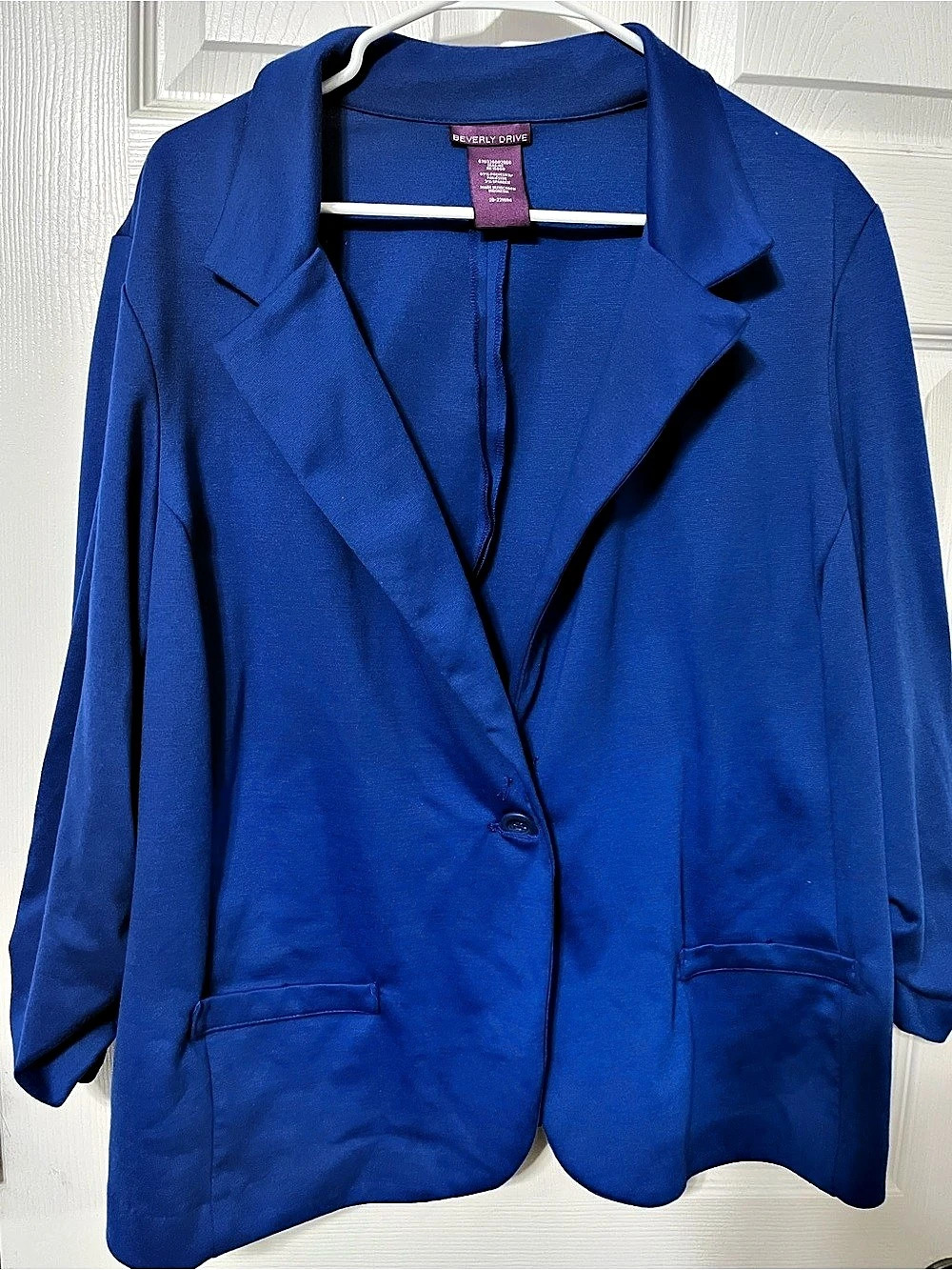 Beverly Drive Blue Blazer Size Medium Like New